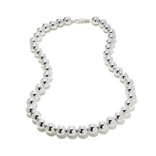 Sevilla Silver™ 10mm Round Bead 18" Sterling Silver Necklace   7633808