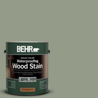 BEHR 1 Gal. #SC 143 Harbor Gray Solid Color Waterproofing Wood Stain 21101