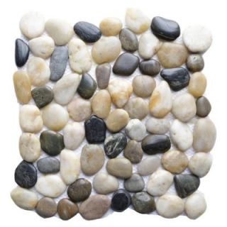 Islander Multi 12 in. x 12 in. Natural Pebble Stone Floor and Wall Tile (10 sq. ft. / case) 20 1 MLT