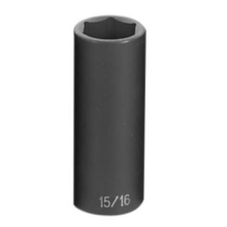 Grey Pneumatic 2030D 1/2" Drive Fractional Deep Impact Socket 15/16