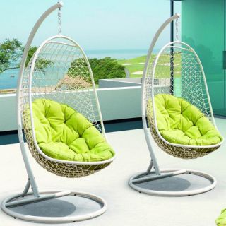 Modway Encounter Swing Chair with Stand