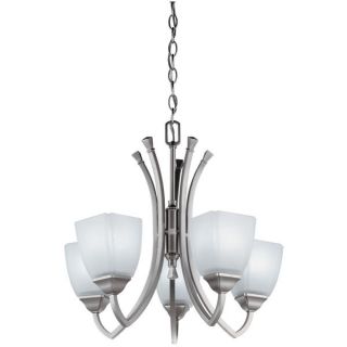 Lithonia Lighting Piedmont 5 light Antique Brushed Nickel Chandelier