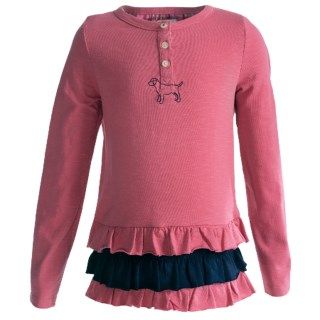 Hatley Ruffled Henley Shirt (For Girls) 6254N 40