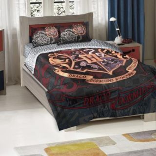Harry Potter School Motto Twin/Full Bedding Comforter Set