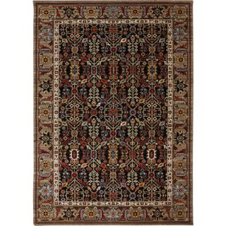 EORC Hand Knotted Wool Ivory Serapi Rug (9 x 12)