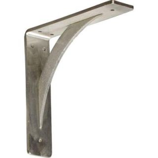 Ekena Millwork 8 in. x 2 in. x 8 in. Stainless Steel Unfinished Metal Legacy Bracket BKTM02X08X08LESS