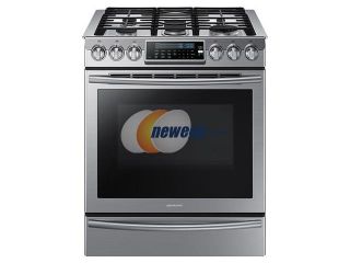 Samsung  NX58H9500WS:  NX58H9500WS  Slide In  Gas  Range  with  True  Convection