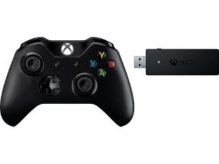 Microsoft NG6 00001 Xbox One Controller + Wireless Adapter for Windows 10