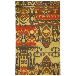 Capel Rugs Round About Juggler Hand Knotted Salted Pecans Area Rug