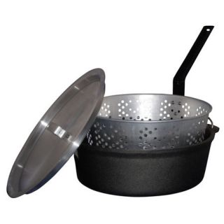 6 Qt. Cast Iron Pot w/ Basket and Aluminum Lid 438450