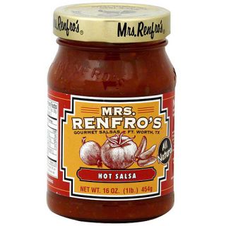 Mrs. Renfro's Hot Salsa, 16 oz (Pack of 6)