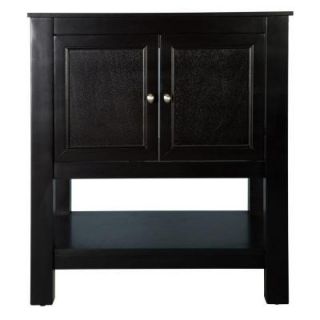 Home Decorators Collection Gazette 30 in. W x 21.75 in. D x 34 in. H Vanity Cabinet Only in Espresso GAEA3022