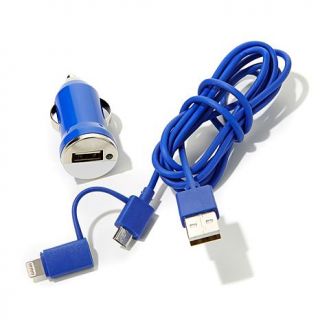 Lightning Charging Cable for Apple and Android Devices with Car Charger   7575462