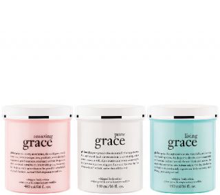 philosophy super size grace whipped body creme trio —