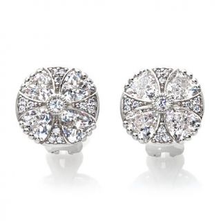 Victoria Wieck 2.98ct Absolute™ Pavé and Trillion Cut Omega Back S   7186824