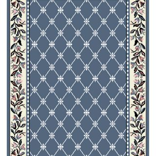 Home Dynamix London Blue Woven Runner (Common: 2 ft x 14 ft; Actual: 2 ft 3 in x 13 ft)