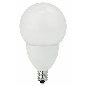 TCP LED4E12G1627KF Candelabra LED Bulb, Frosted G16 , 4W (25W Equiv.)   Dimmable   2700K   200 Lm.