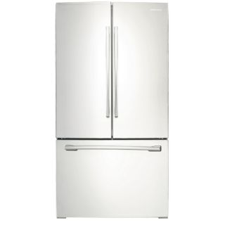 Samsung 25.5 cu ft French Door Refrigerator with Single Ice Maker (White) ENERGY STAR
