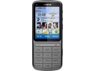 Nokia C3 01 64MB built in, 30MB free user memory Warm Gray Touch and Type RM 640 Unlocked GSM 3G Cell Phone 2.4"