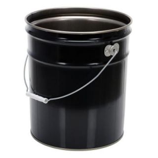 Vestil 5 Gal. Steel Black UN Rated Pail PAIL STL RI UN