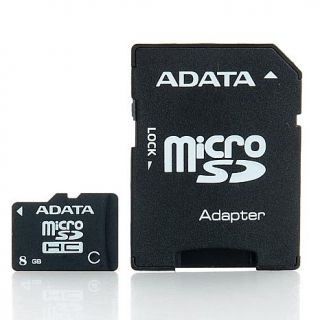 Adata 8GB SDHC microSD Card Class 10 with SD Adapter   7016185
