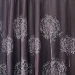 interDesign Dandelion 72 in. x 72 in. Shower Curtain in Cocoa 37020