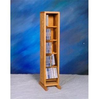 Wood Shed 506 Solid Oak Dowel Cabinet for CDs