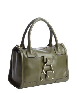 Sequoia Paris Olive Cowhide Full Grain Leather Handbag (328693501)