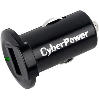 CyberPower TRDC1A1USB uTravel USB Charger and DC Auto Power Plug, Black