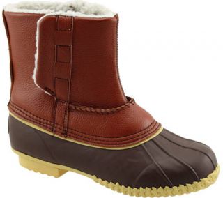 Womens Superior Boot Co. Sherpa Pull On Duck Boot   Brown