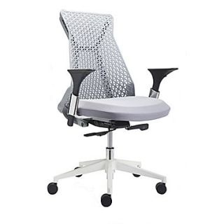 Silver Seating Sunny High Back Mesh Conference Chair with Arms; Gray