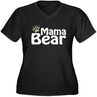 Cafepress Women's Plus Size Mama Bear Graphic T shirt