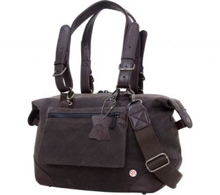 Token Lafayette Waxed Duffel Bag (XS)   Dark Brown