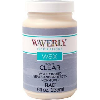 Waverly Inspirations Clear Wax Sealer and Protectant by Plaid, 8 oz.