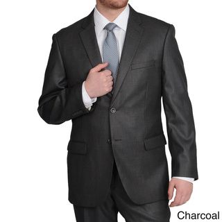 Caravelli Mens Shark Pattern 2 button Suit   Shopping   Big