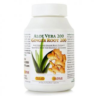 Aloe Vera 200 Ginger Root 200   30 Capsules   7590328