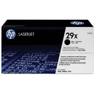HP LaserJet 29X Black Toner Cartridge (Maximum Capacity) C4129X
