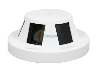 Open Box: Vonnic C401W 480 TV Lines MAX Resolution Smoke Detector Covert Camera   White