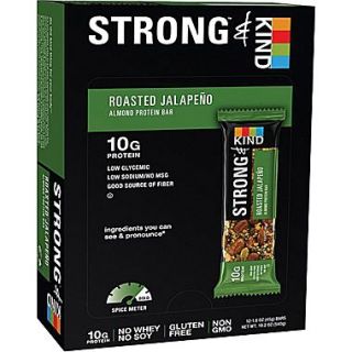 Strong & KIND Roasted Jalapeno Almond Protein Bar, 1.6 oz, 12 count