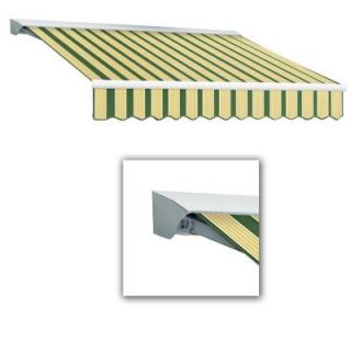 AWNTECH 20 ft. LX Destin with Hood Manual Retractable Acrylic Awning (120 in. Projection) in Forest/Tan Multi DM20 362 FTM