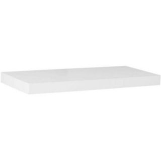 Home Decorators Collection 17.7 in. W x 7.75 in. D x 1.25 in. H White Slim MDF Floating Shelf 9084644