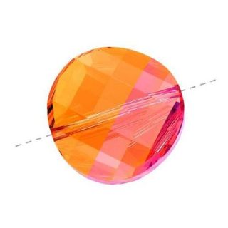 Swarovski Crystal, #5621 Twist Bead 22mm, 1 Piece, Crystal Astral Pink