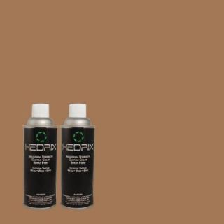 Hedrix 11 oz. Match of 3A18 5 Rosin Low Lustre Custom Spray Paint (2 Pack) 3A18 5
