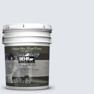 BEHR Premium Plus Ultra 5 gal. #610E 2 Winter Day Semi Gloss Enamel Interior Paint 375005