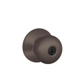 Schlage Plymouth Oil Rubbed Bronze Keyed Entry Knob F51A PLY 613