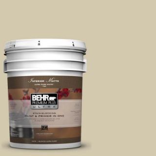 BEHR Premium Plus Ultra 5 gal. #PPU9 12 Prairie House Flat/Matte Interior Paint 175005