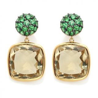 Rarities: Fine Jewelry with Carol Brodie Gemstone Vermeil Drop Earrings   7272082