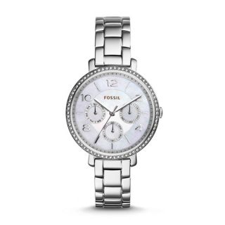 Fossil Womens Jacqueline Diamond Mother Of Pearl Dial Multi Function