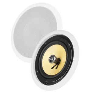 VM AUDIO Elux 8 250 Watt 2 Way In Ceiling/Wall Surround Home Speaker (Single): Audio