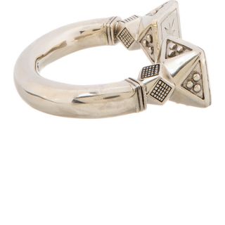 KTZ Pale Gold Faceted Starbust Bangle